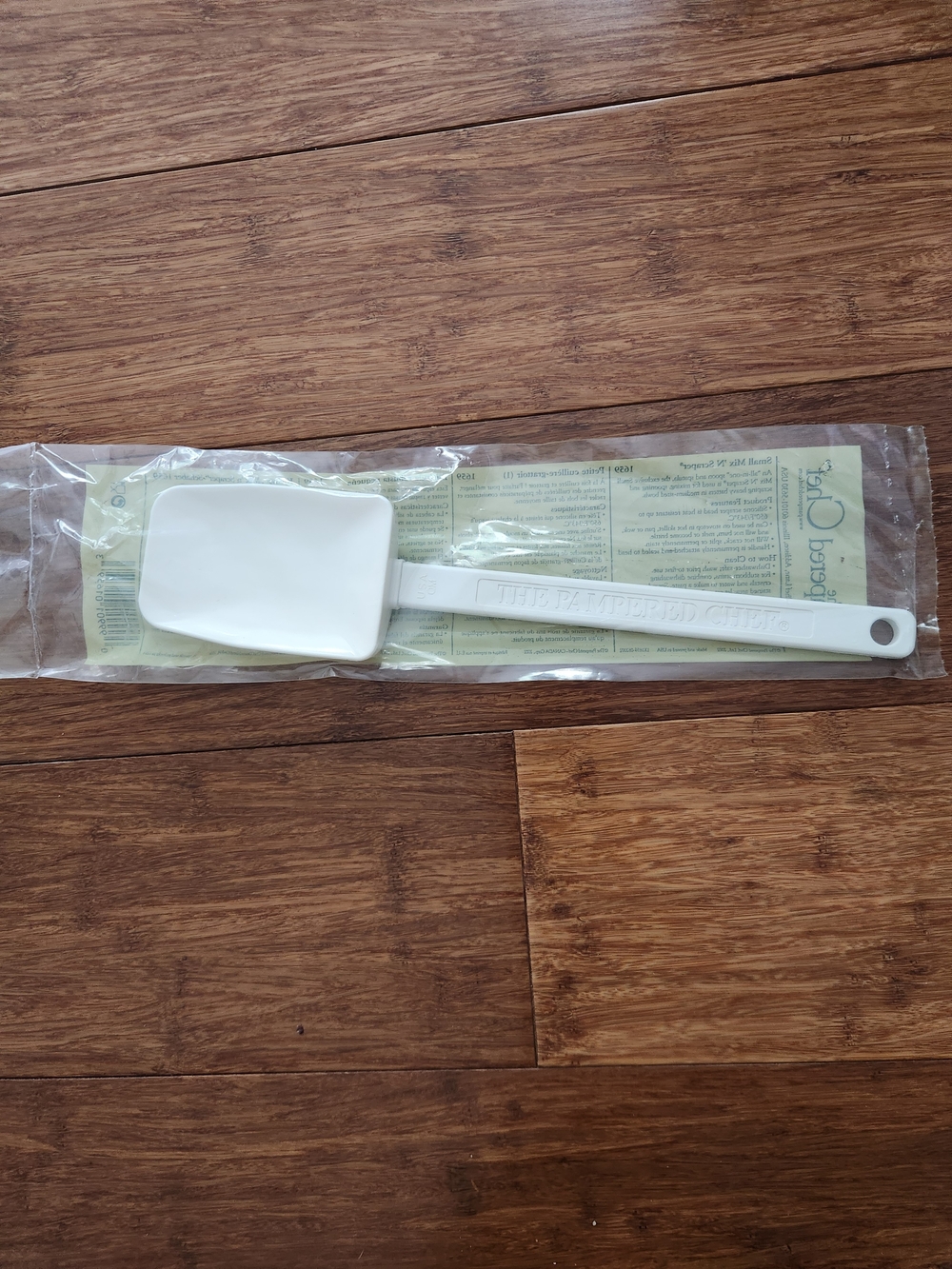 New Pampered Chef Small Mix 'N Scraper 1659 Silicone Spoon And Spatula
